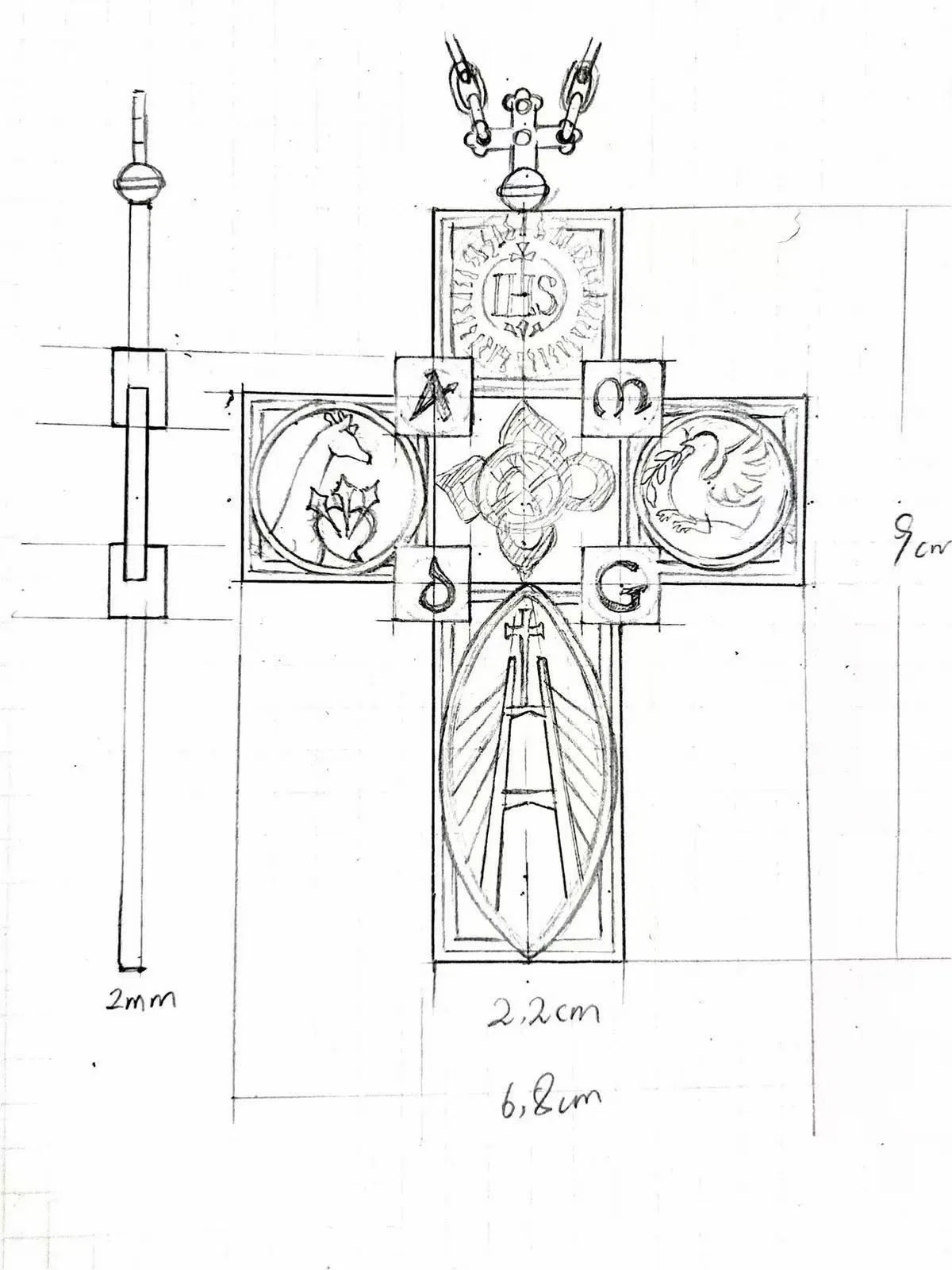 Reliquary of Saint Anne — detail 1